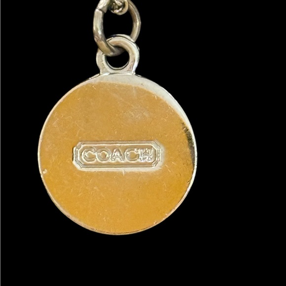 Coach Zipper Pull Pendant with Unbranded Chain — Red - Picture 3 of 4